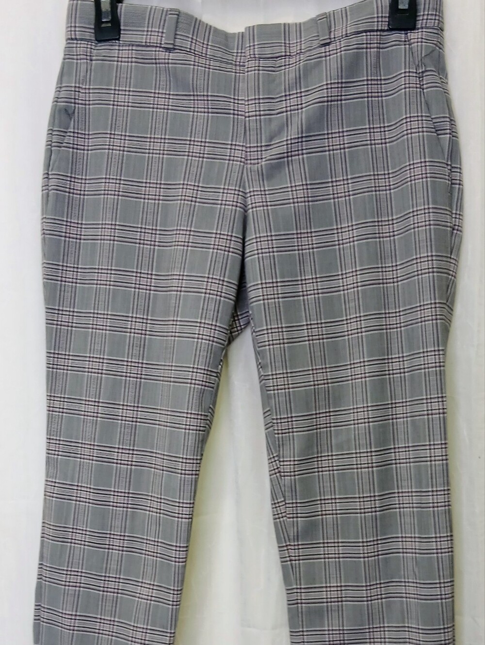 Banana Republic Gray Plaid Women's Pants